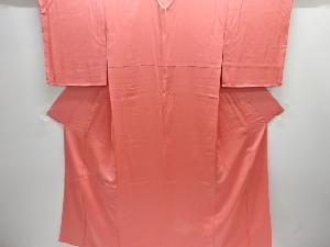 ドロンワーク格天井に花模様付け下げ色無地着物